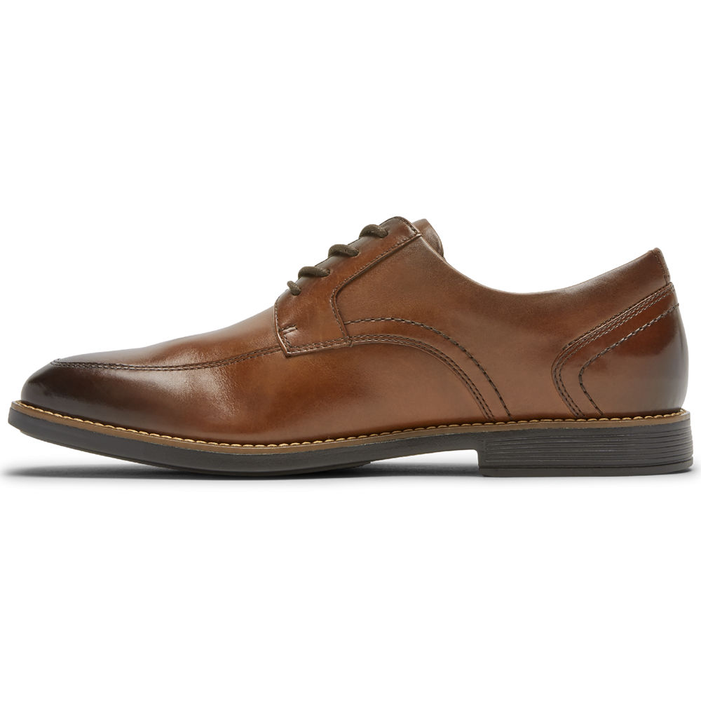 Rockport Oxfords For Mens Brown - Wighton Apron Toe - QU7091426